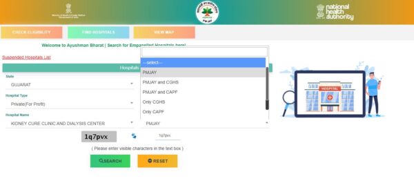 आयुष्मान योजना |ayushman yojna hospital list